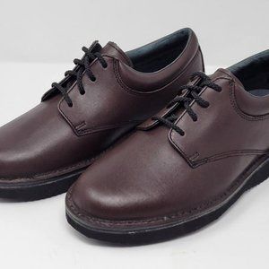 Eva-Tech Dress About Footonic II Brown Leather Oxford Shoes - Men's 9.5D - NEW